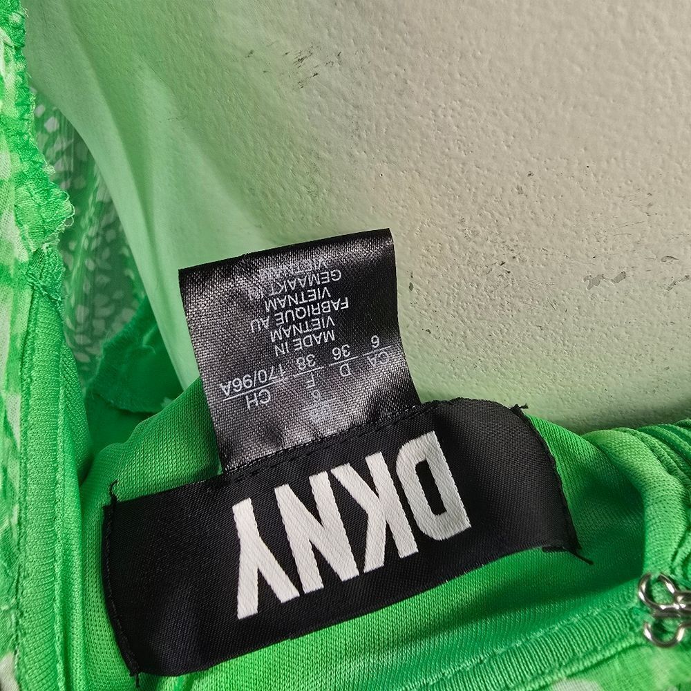 DKNY Vibrant Green Midi Dress R14 - Picture 5 of 5